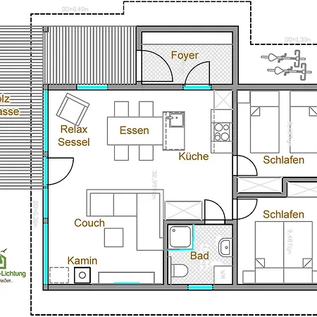 2 Bis 4 Personen F2h1 Ruhla